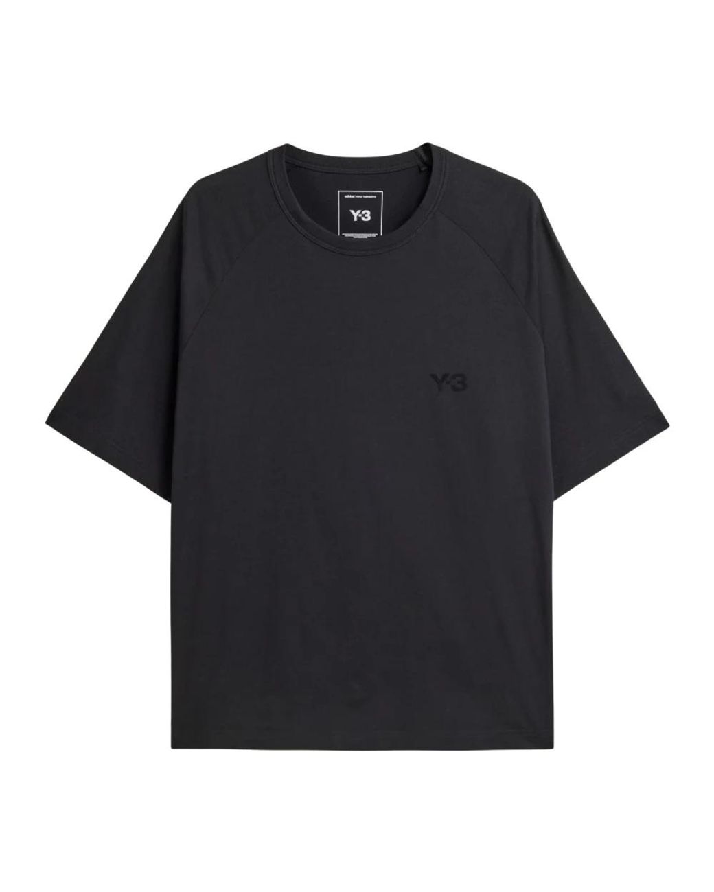 Y-3 Boxy Ss Tee in het Black voor heren