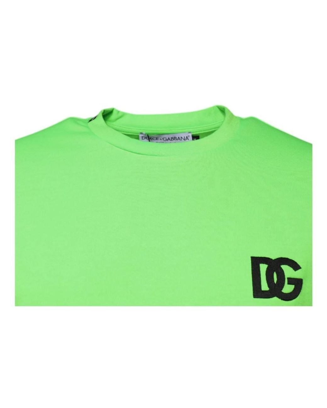 Dolce & Gabbana Green T-Shirts for men