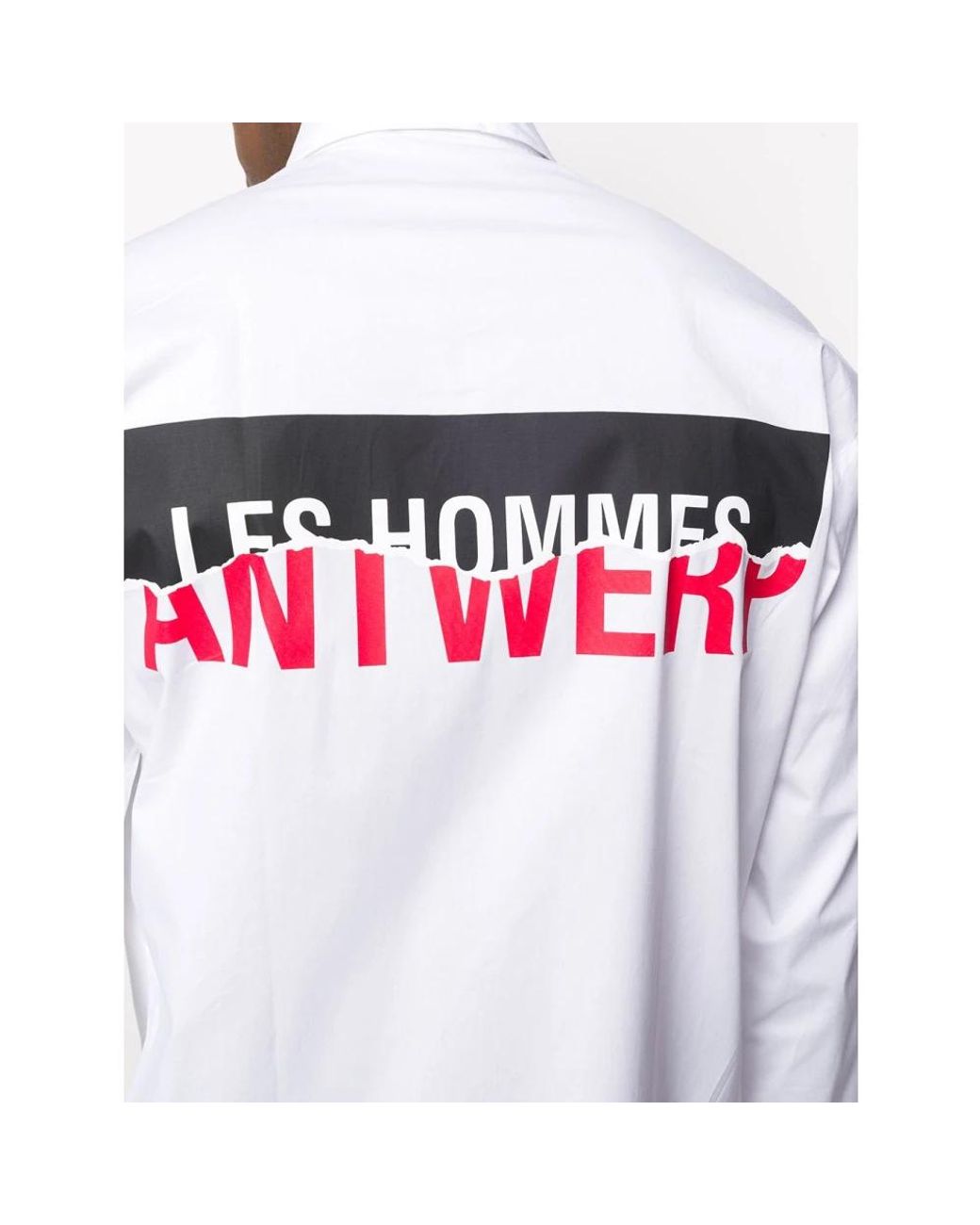 Les Hommes White Formal Shirts for men