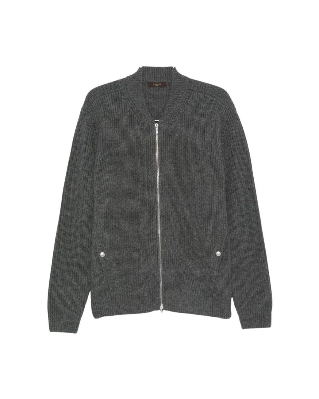 Cardigans Zanone de hombre de color Gray