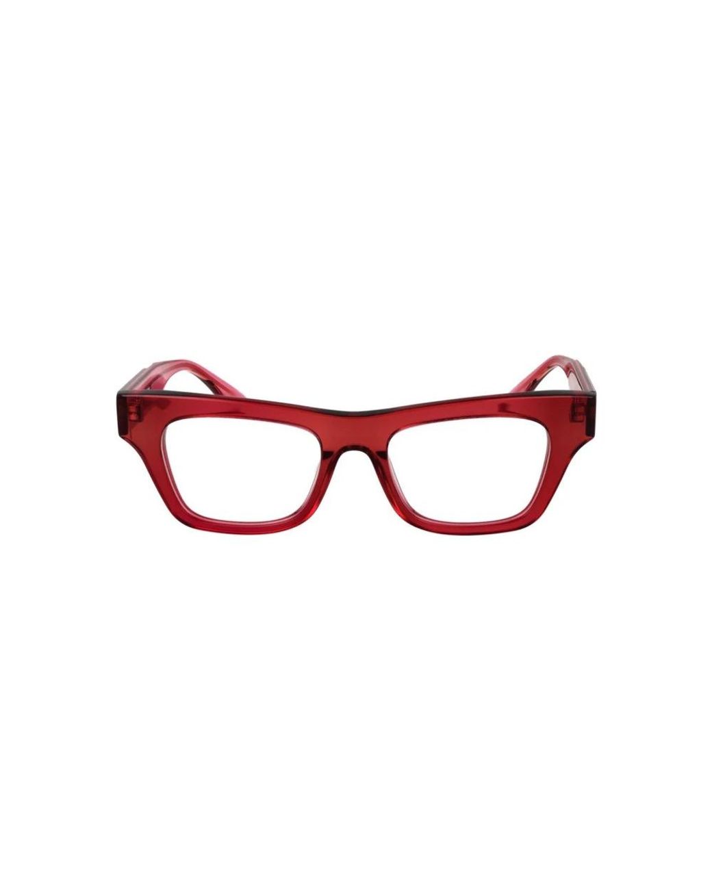 Trussardi Red Glasses