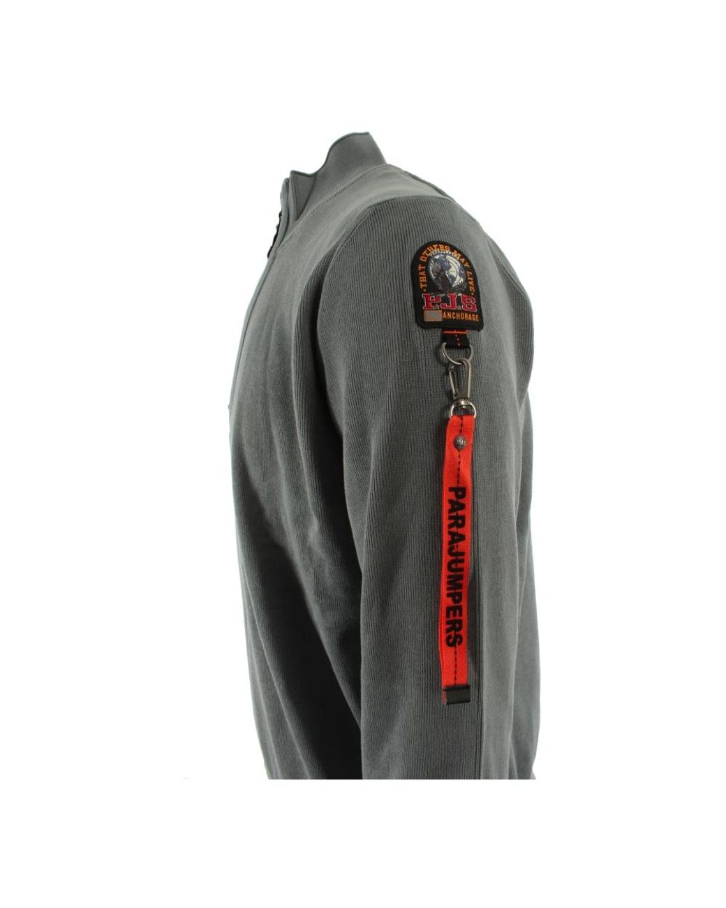 Parajumpers Basic Scoe Halbreißverschluss Pullover in Gray für Herren