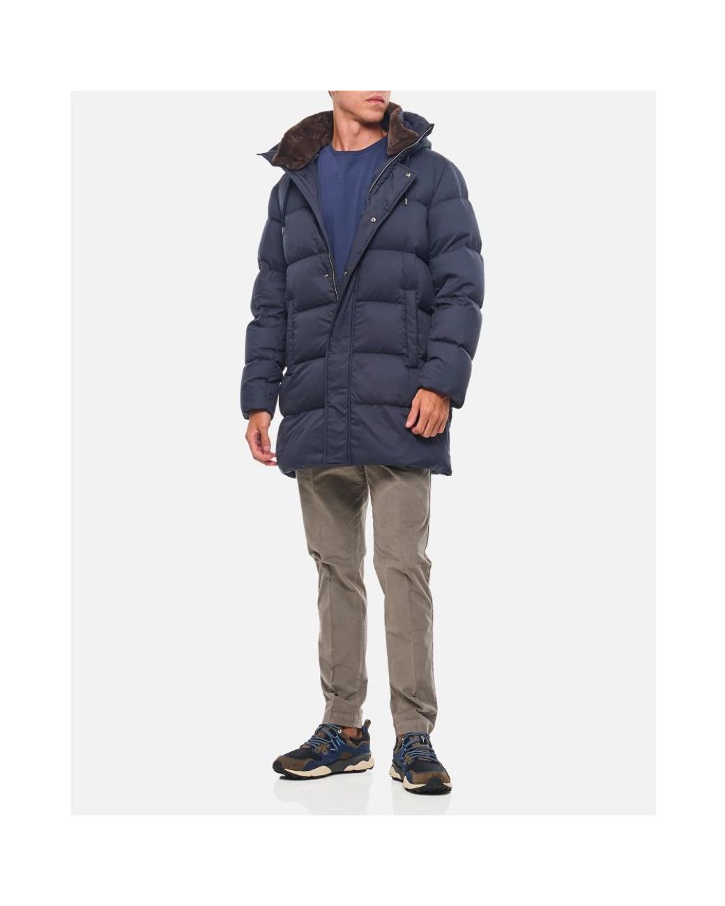 Down Jackets Herno de hombre de color Blue