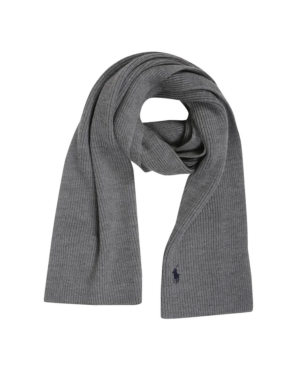 Polo Ralph Lauren Gray Winter Scarves for men