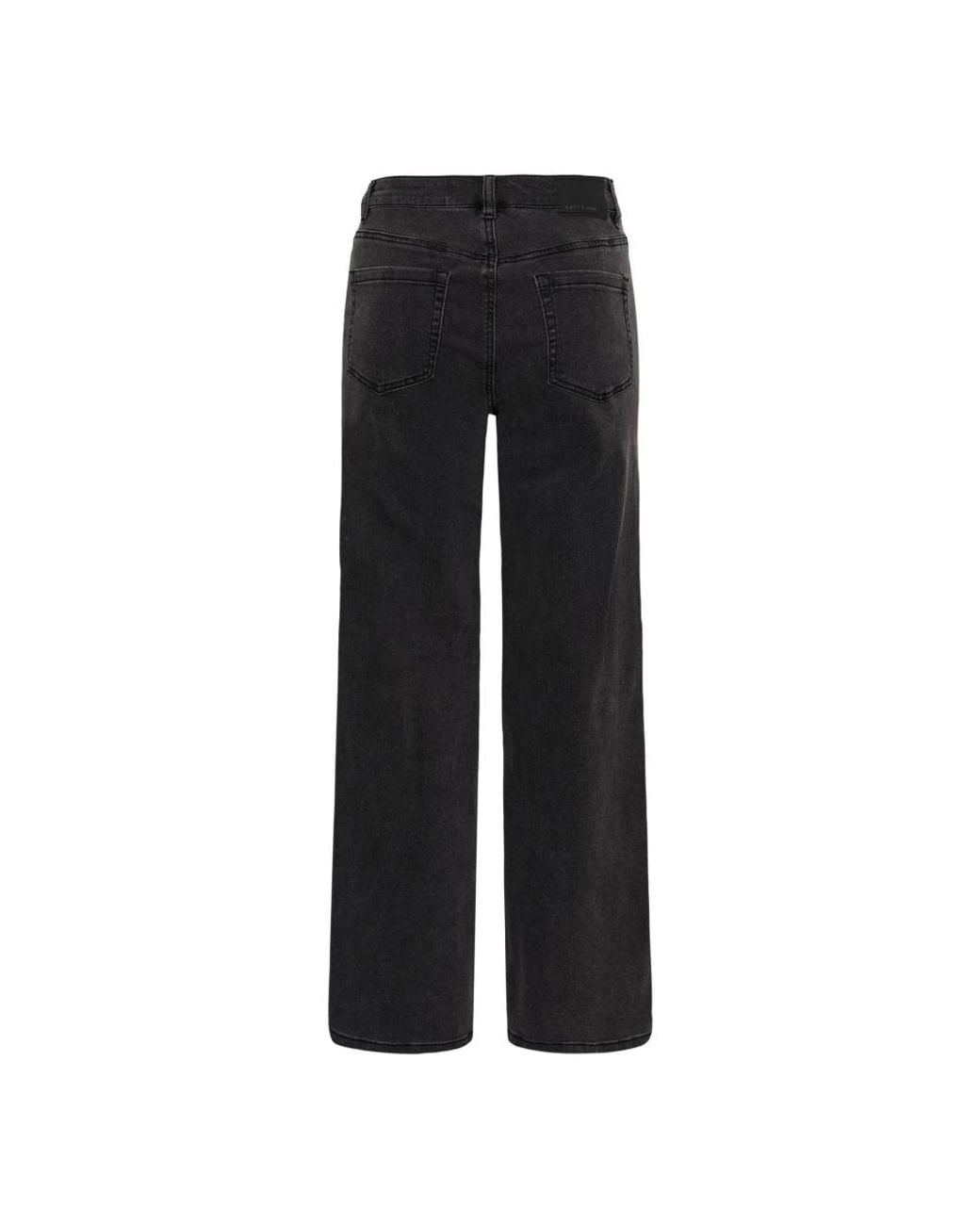 Wide Jeans Kaffe de color Black