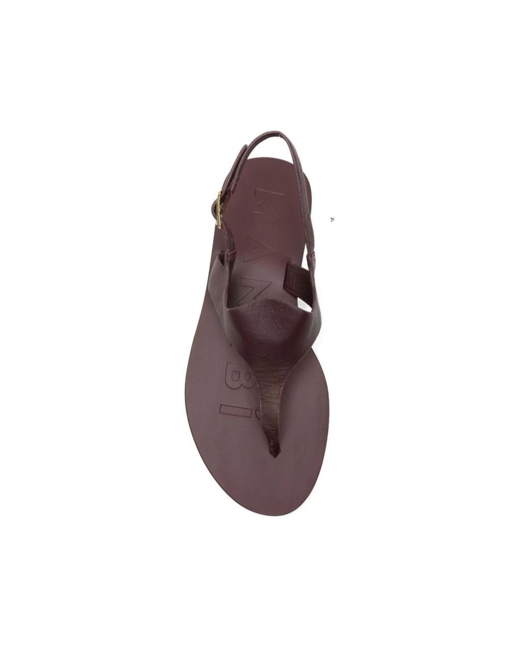 Flat Sandals Manebí de color Brown
