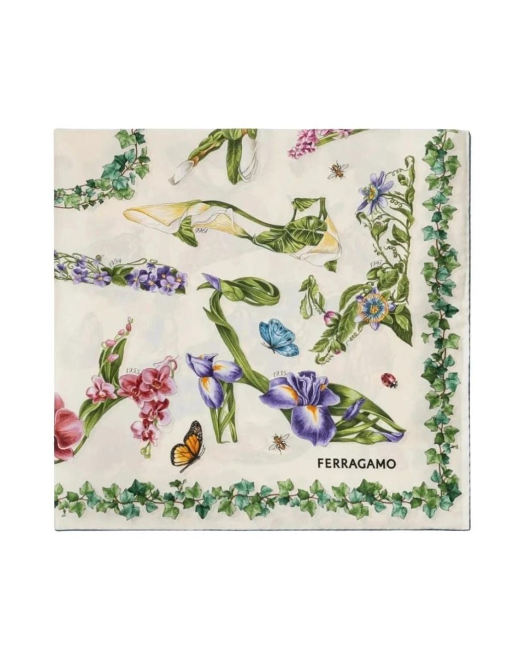 Ferragamo Green Silk Scarves