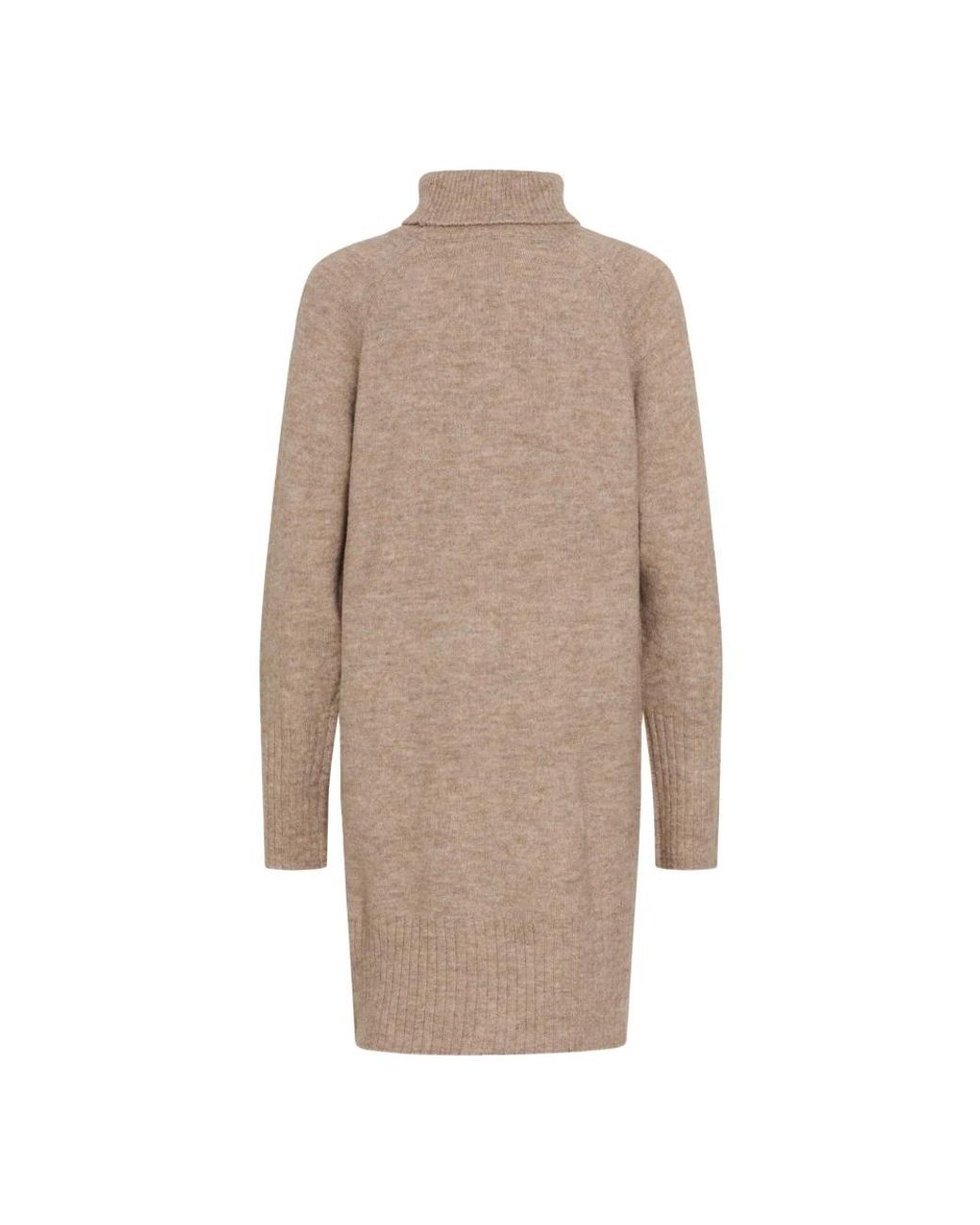 Knitted Dresses Kaffe de color Natural