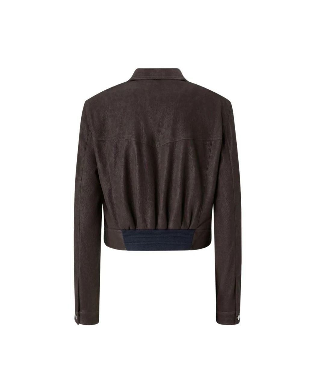 Pinko Black Leather Jackets