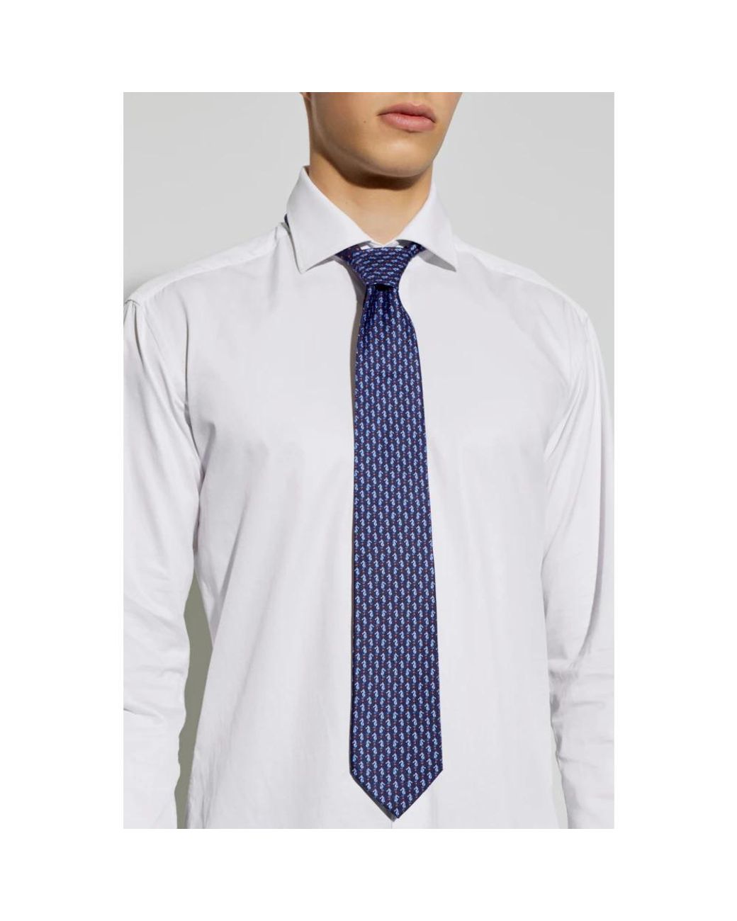 Ties Ferragamo de hombre de color Blue