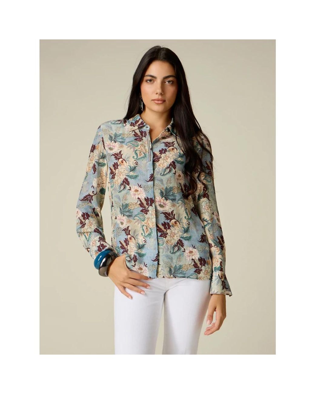 Shirts Oltre de color Green
