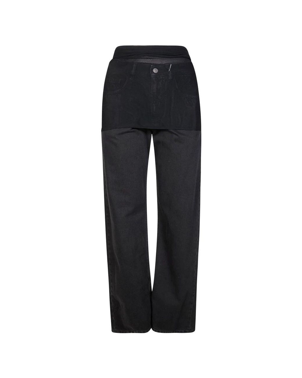 MM6 by Maison Margiela Blue Straight Fit Jeans
