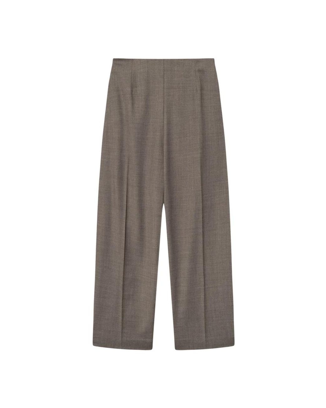 Mark Kenly Domino Tan Gray Wide Trousers
