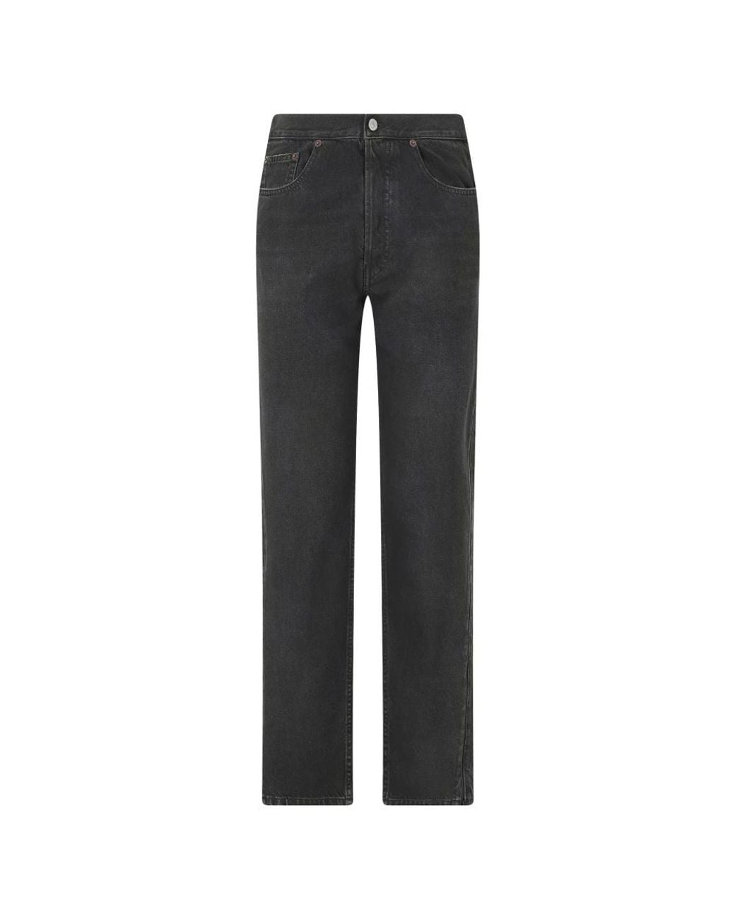 MM6 by Maison Margiela Gray Straight Fit Jeans