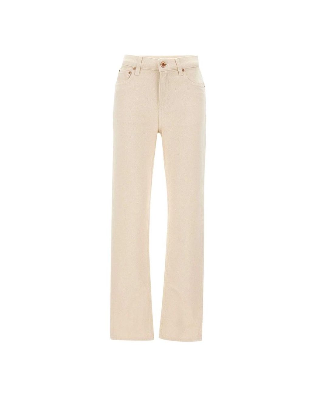 Aspesi Natural Straight Fit Jeans