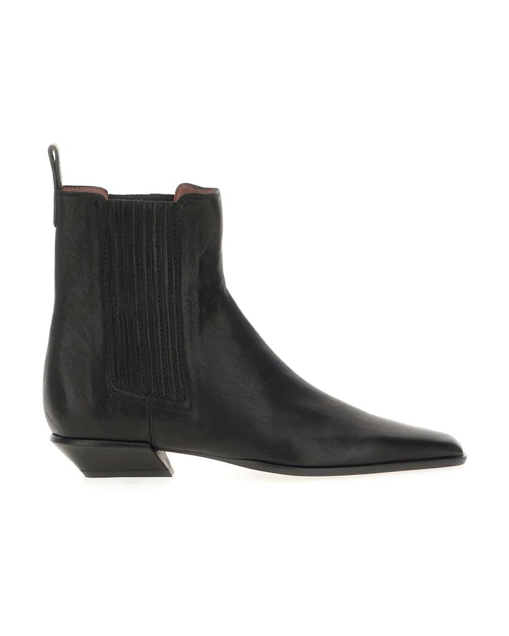 Paris Texas Black Cowboy & Biker Boots