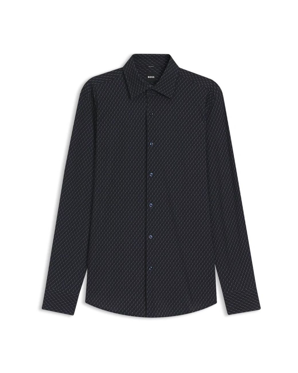 Boss Blue Casual Shirts for men