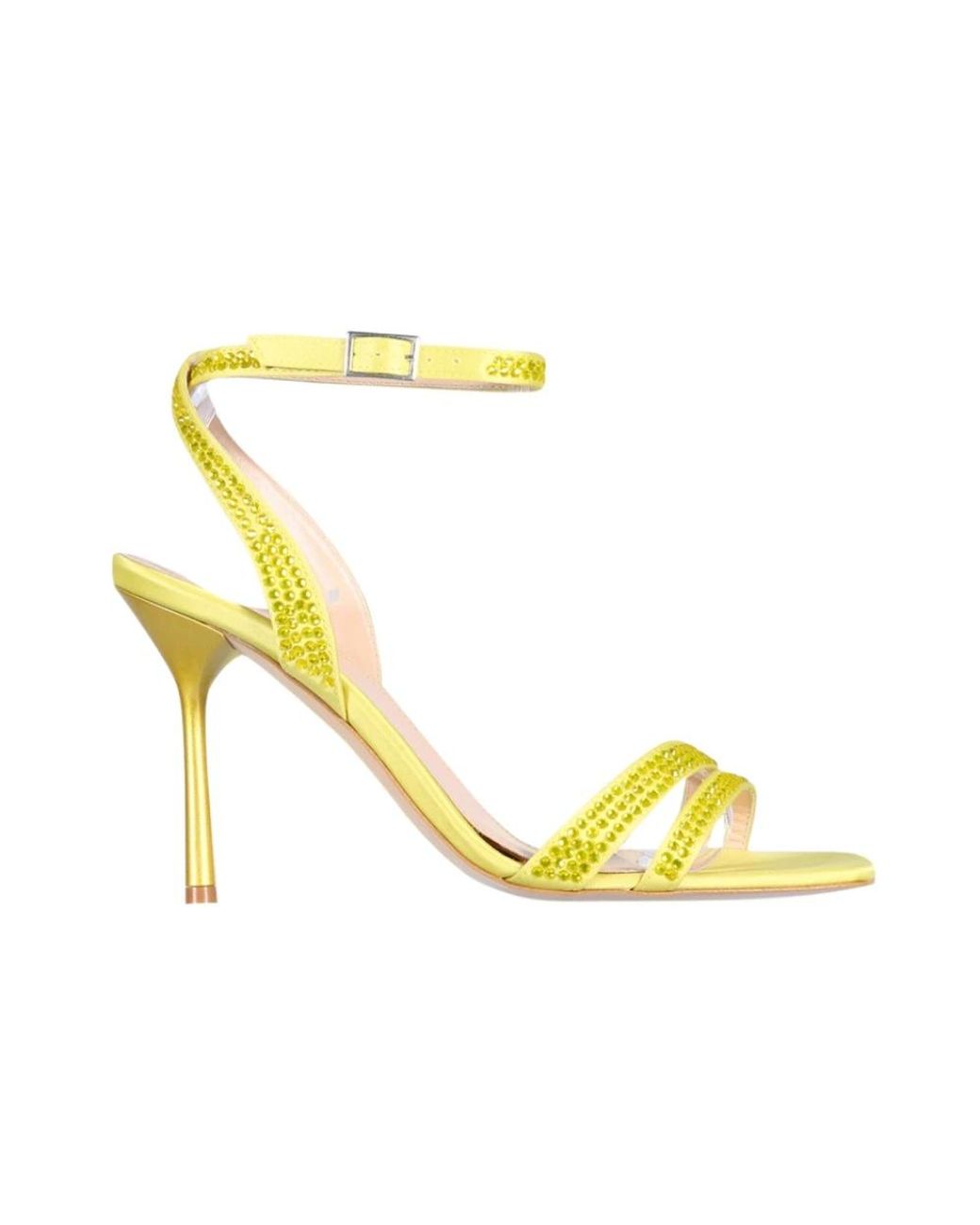 Liu Jo Yellow High Heel Sandals
