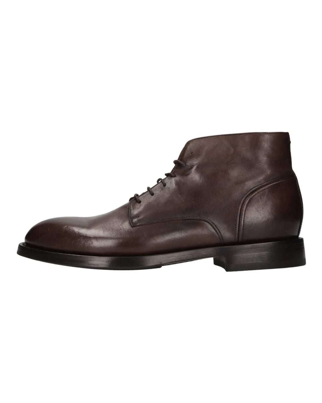 Pantanetti Brown Lace-Up Boots for men