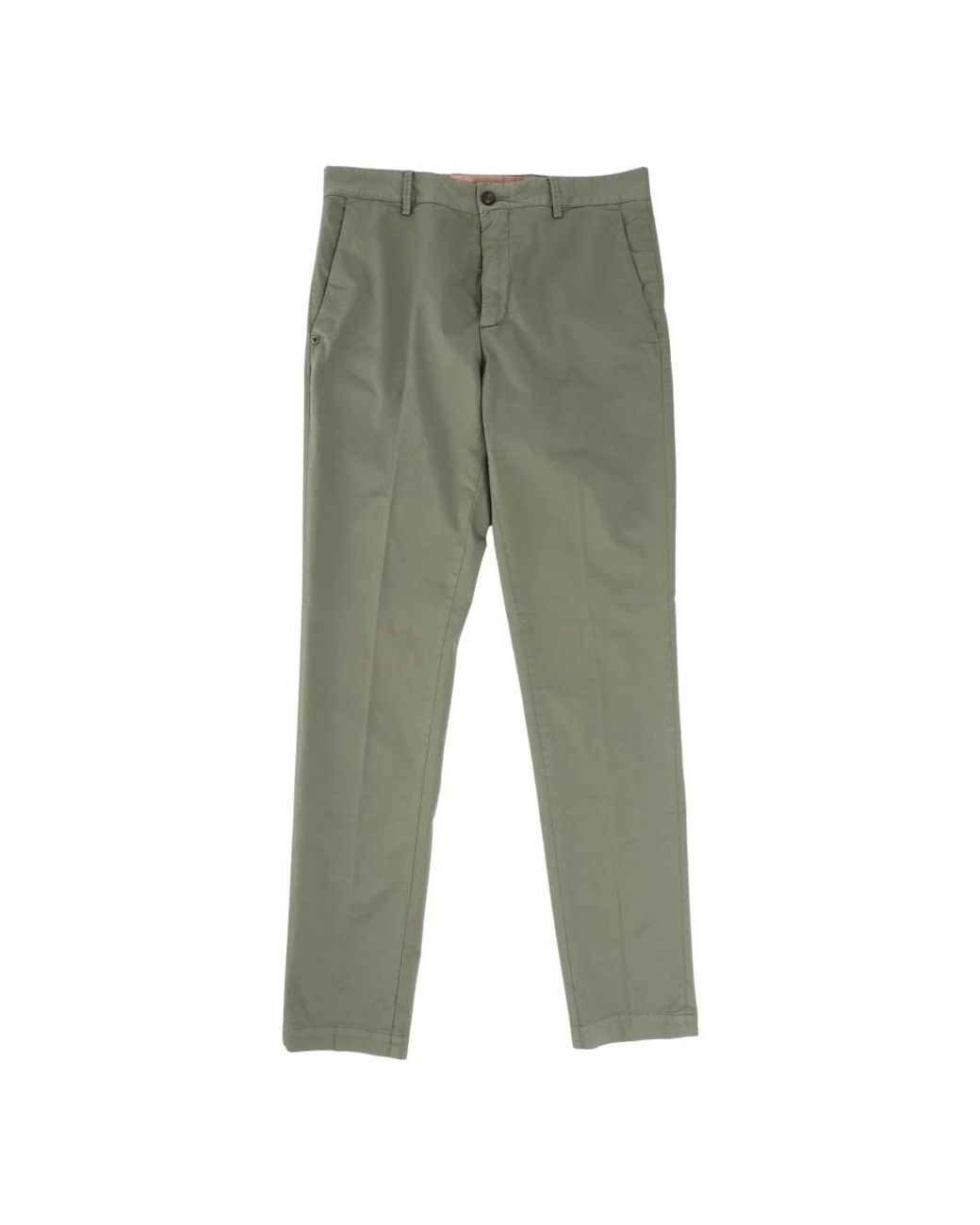White Sand Green Chinos for men