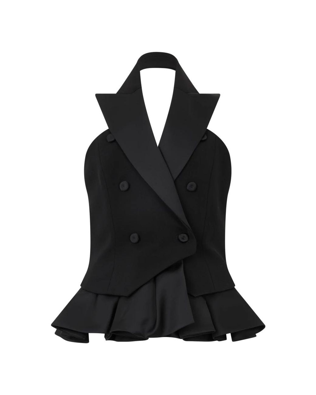 Moschino Black Sleeveless Tops