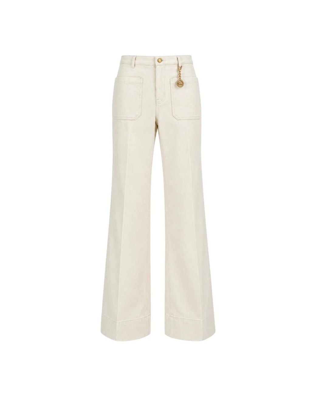 Michael Kors Natural Wide Trousers