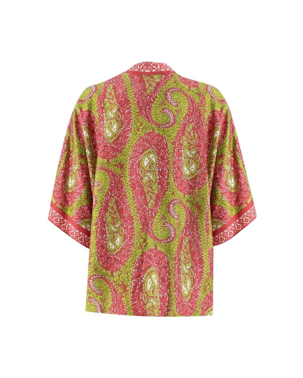 Etro Overhemden ,Veelkleurig ,Blouses in het Red