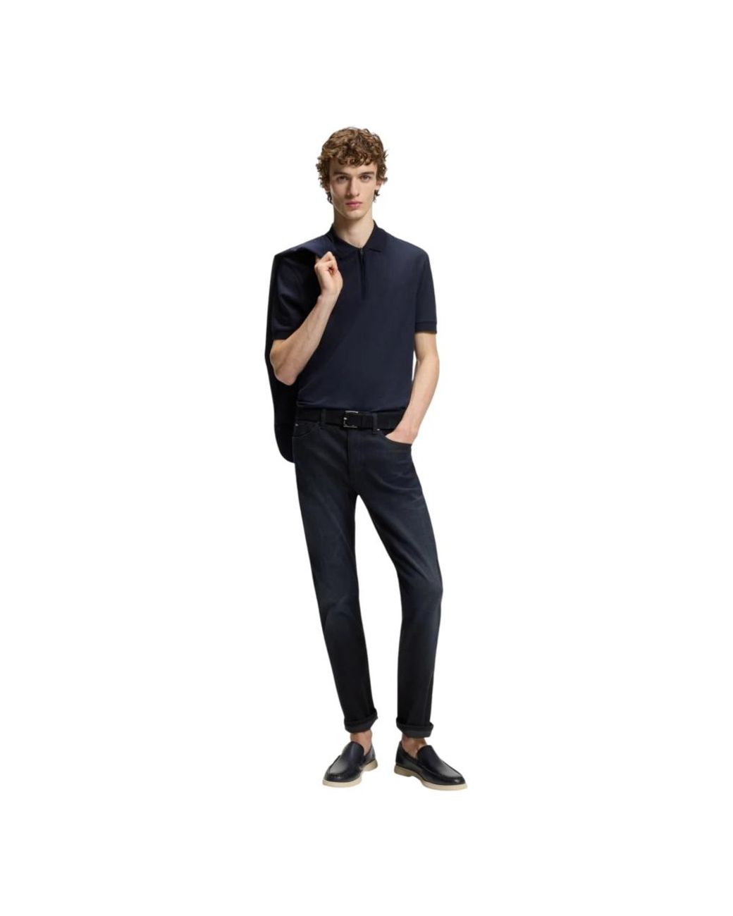 HUGO Blue Slim-Fit Jeans for men