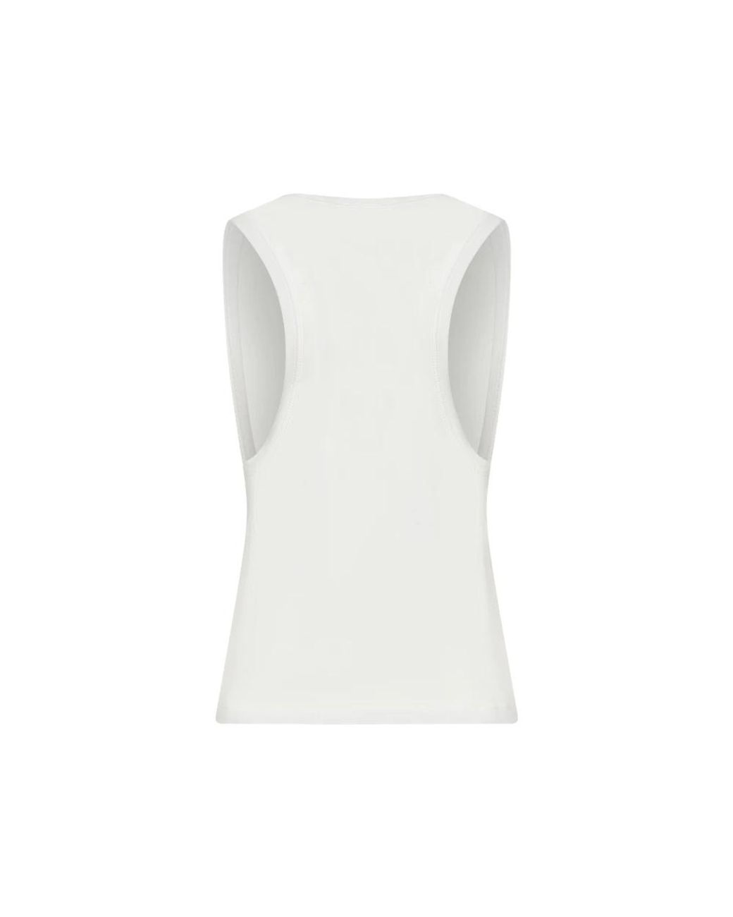 Co. White Sleeveless Tops