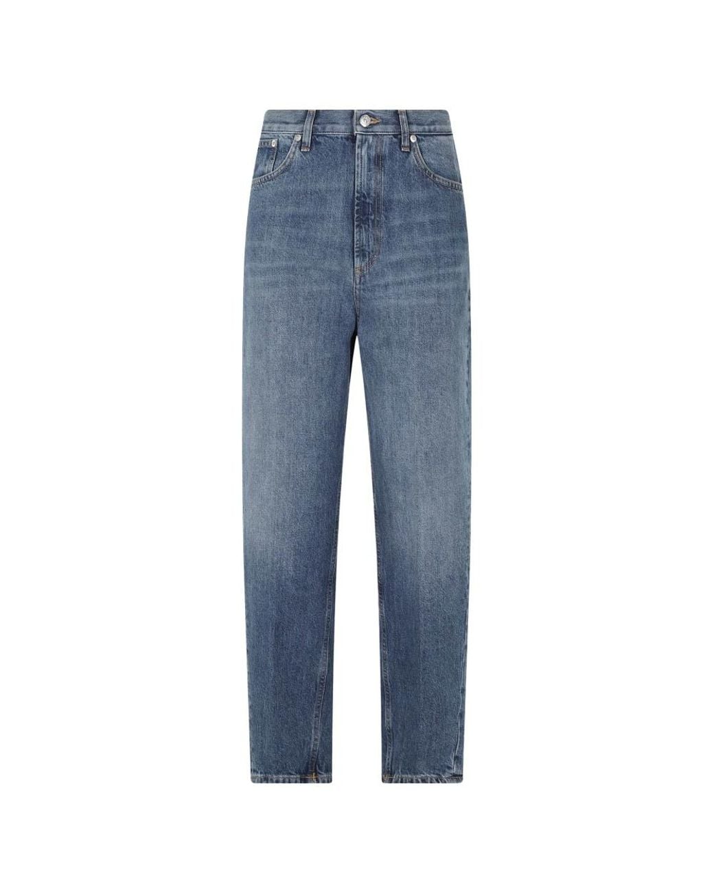 Dondup Blue Loose Fit Jeans