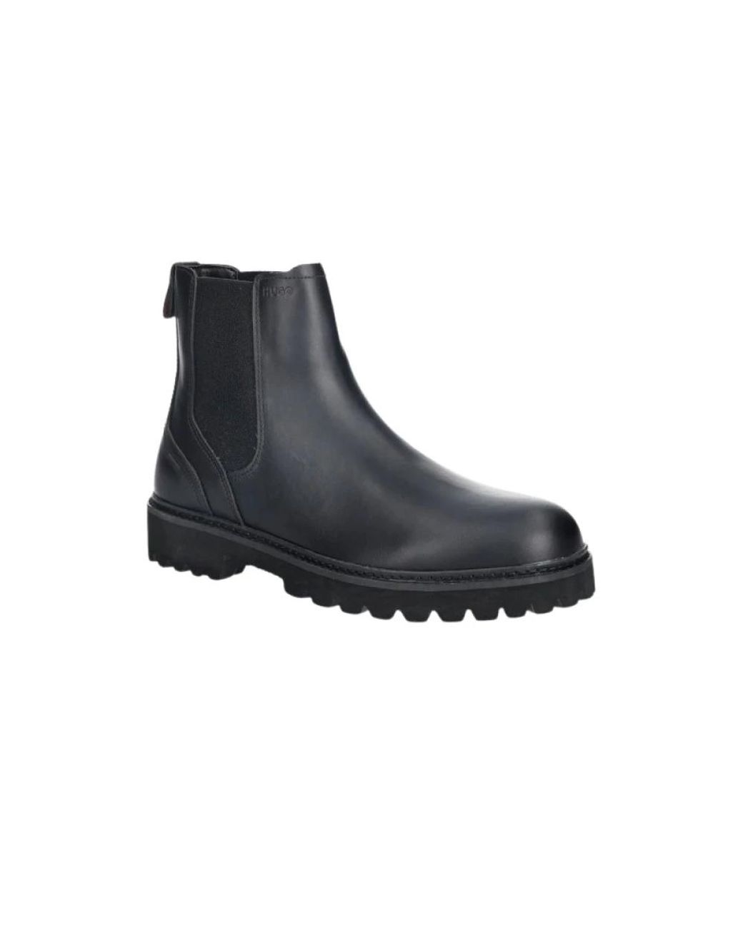 HUGO Black Chelsea Boots for men