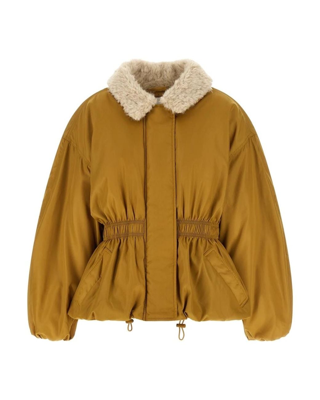 Isabel Marant Selja Coat in het Brown