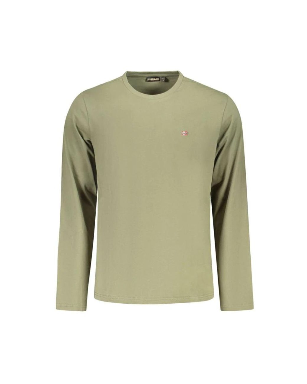 Napapijri Green Long Sleeve Tops for men