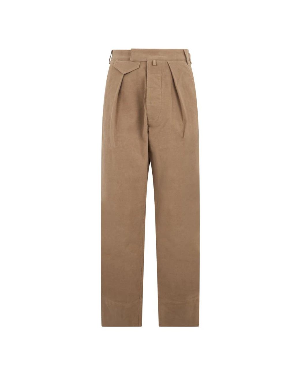 Moschino Natural Straight Trousers for men