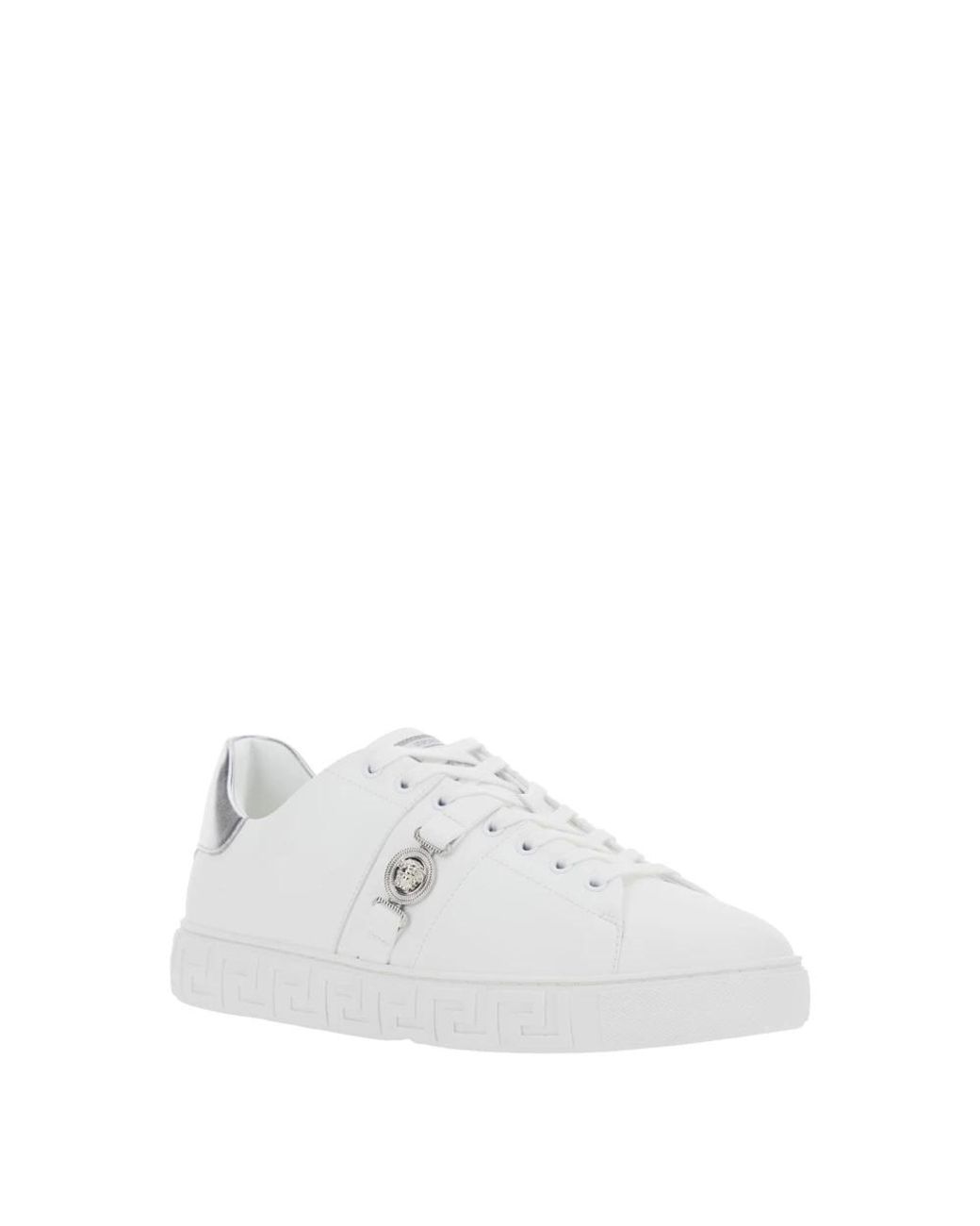 Greca Baskets En Cuir Versace pour homme en coloris Natural