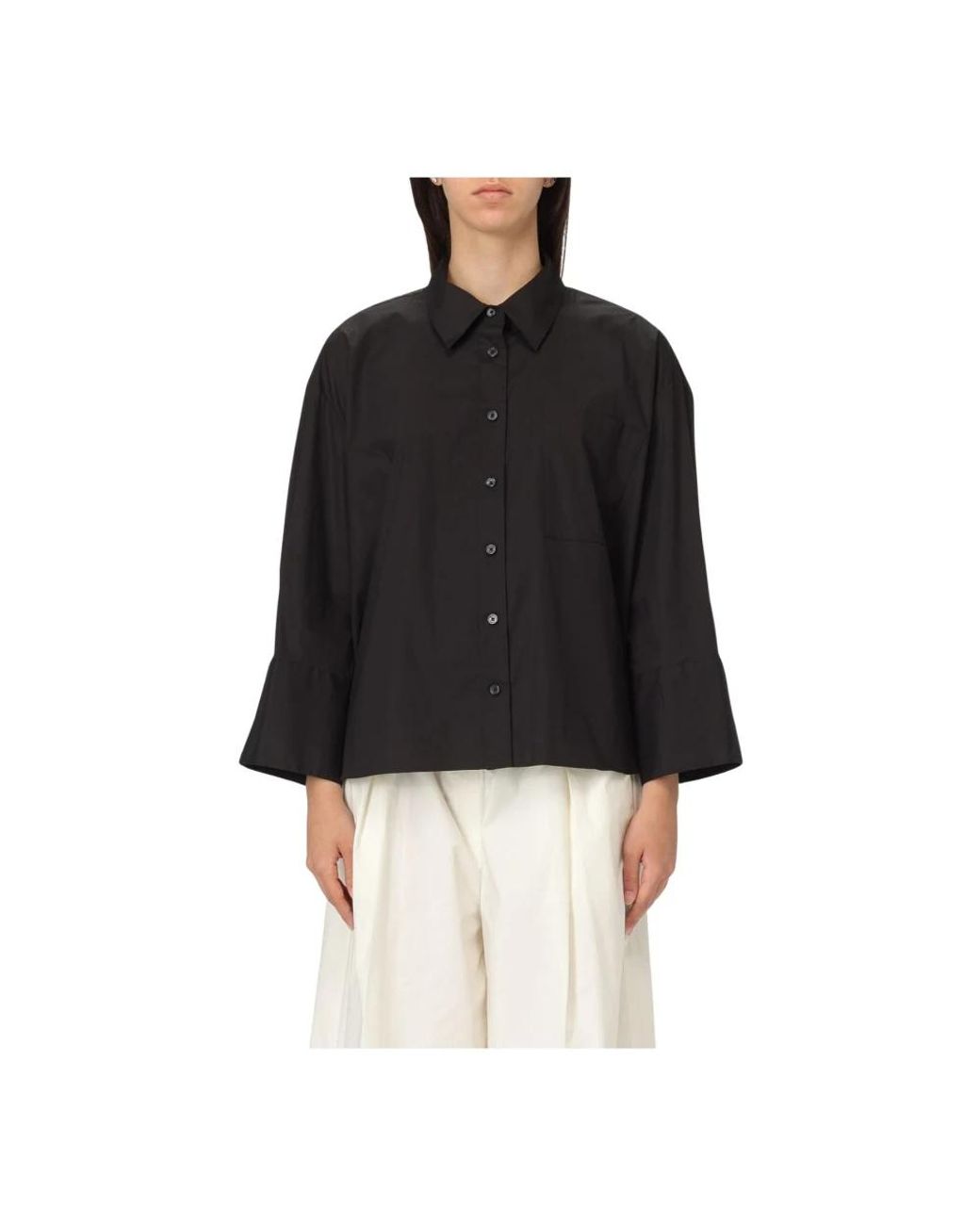 Michael Kors Poplin Overhemd in het Black