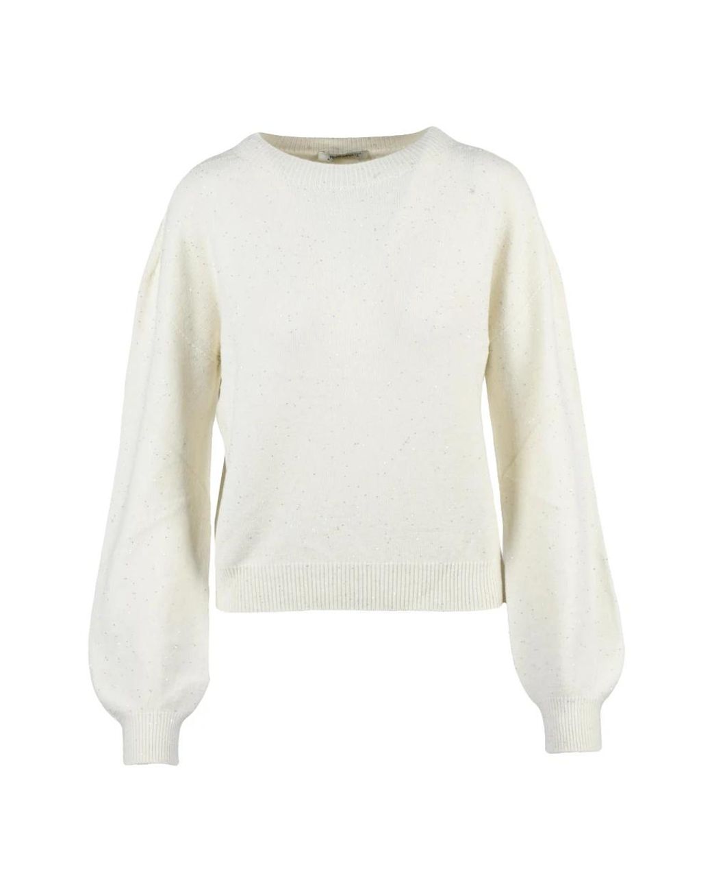 hinnominate White Round-Neck Knitwear