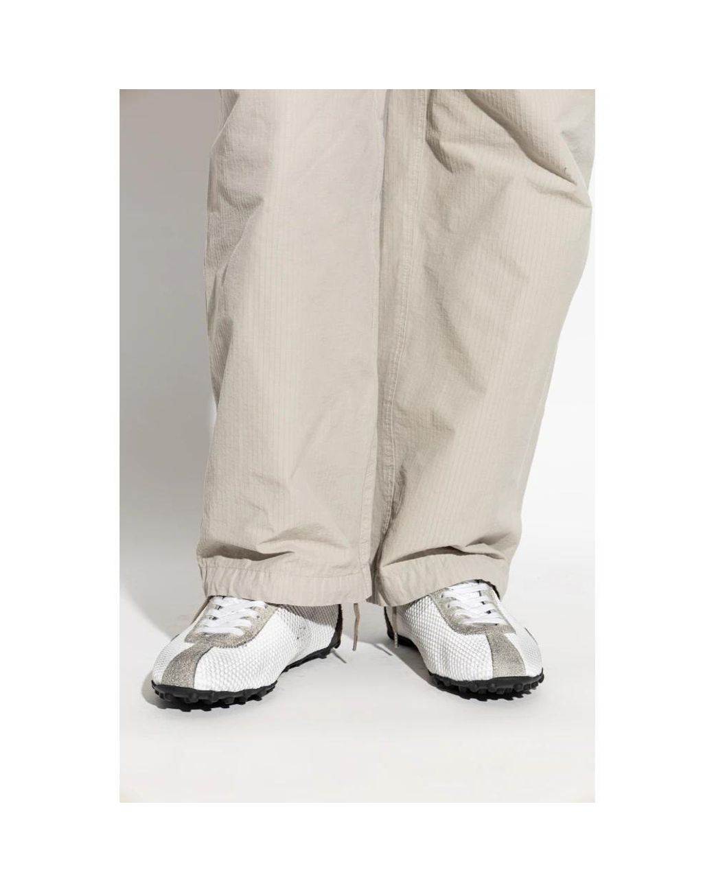 Maison Margiela White Sports Shoes for men