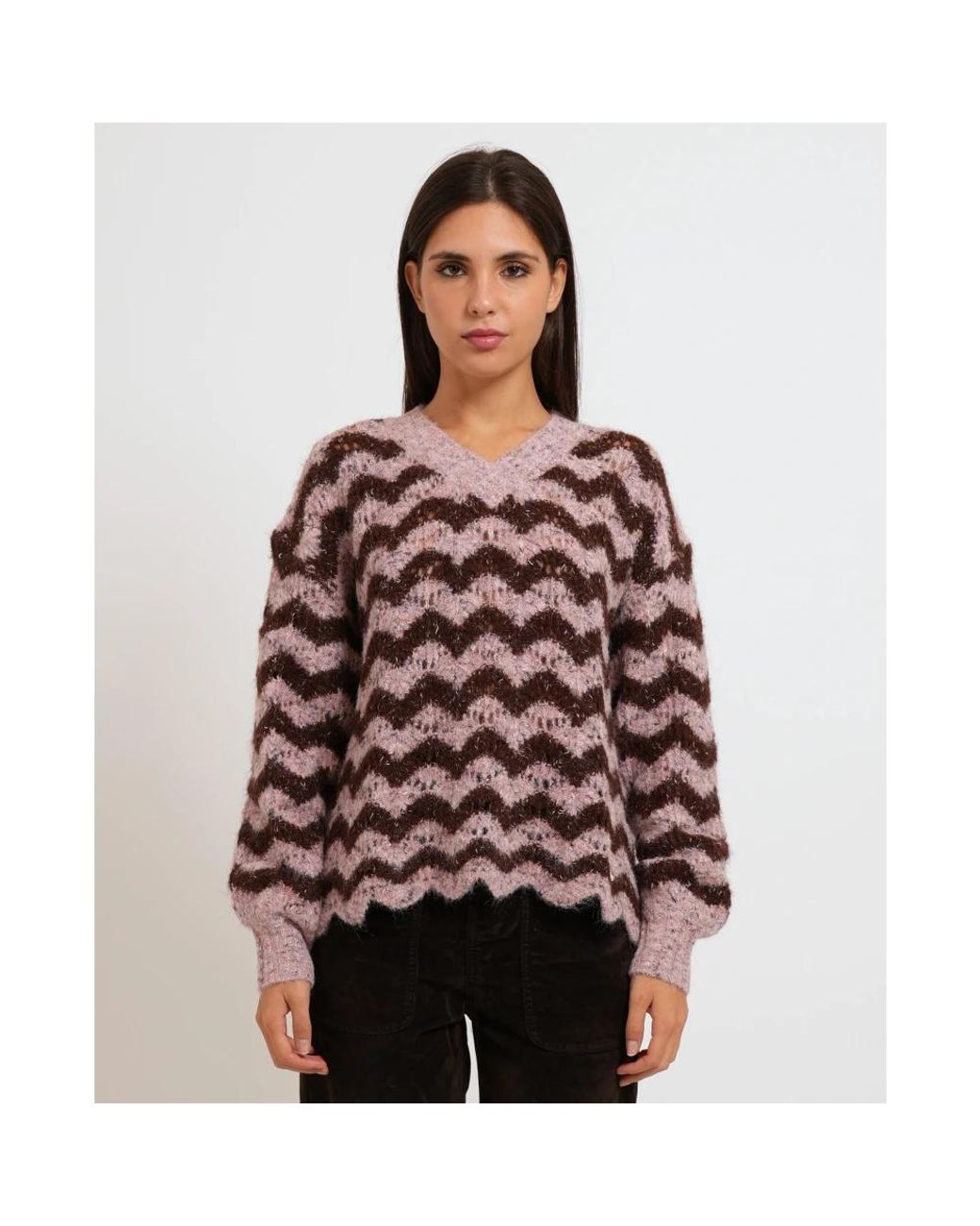 GAUDI Red V-Neck Knitwear