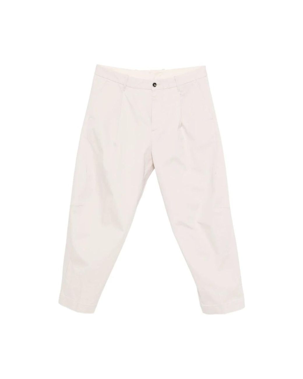 Nine:inthe:morning Natural Straight Trousers for men