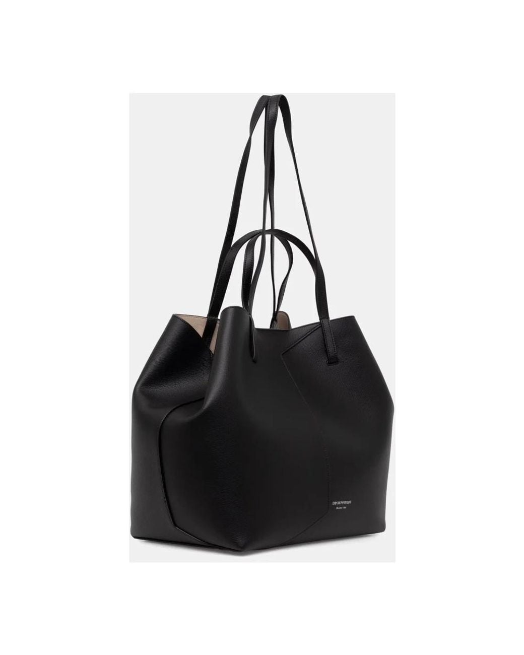 Emporio Armani Black Shopping Bags