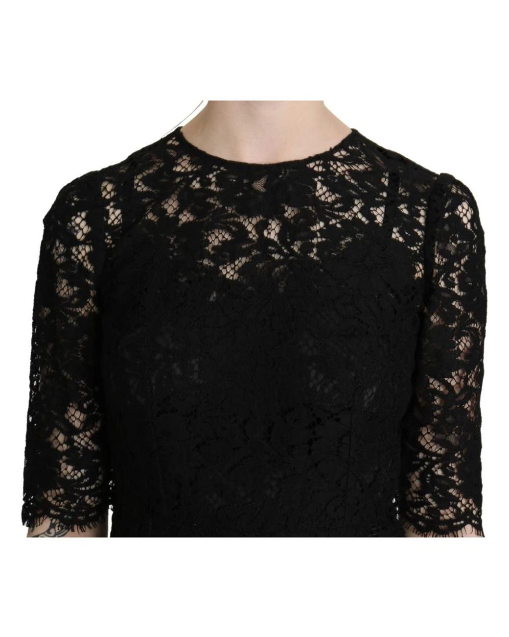 Dolce & Gabbana Black Midi Dresses