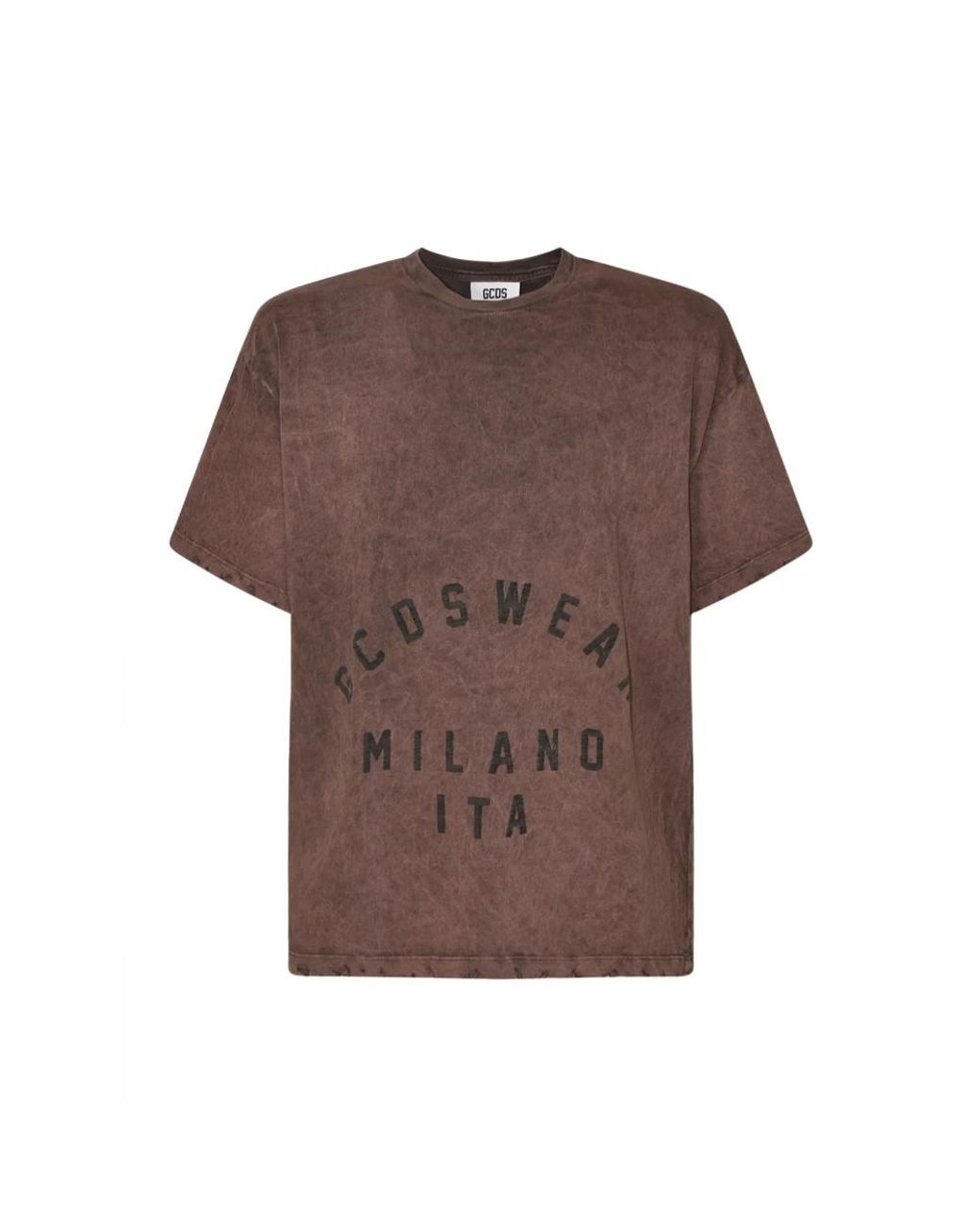 Gcds Brown T-Shirts for men