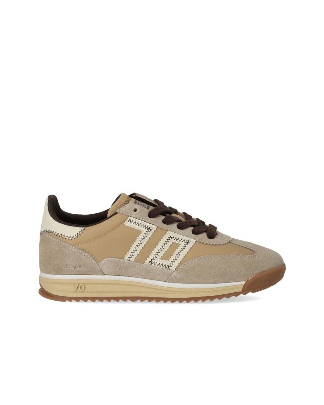 Back70 Schoenen ,Katoen Jogger Sneaker in het Brown