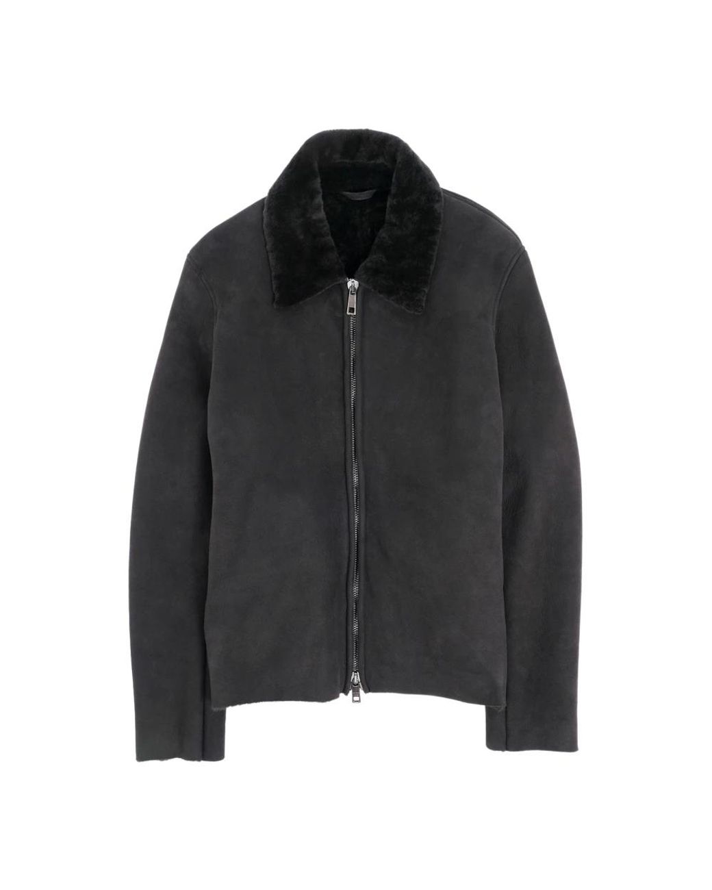 Giorgio Brato Black Leather Jackets for men