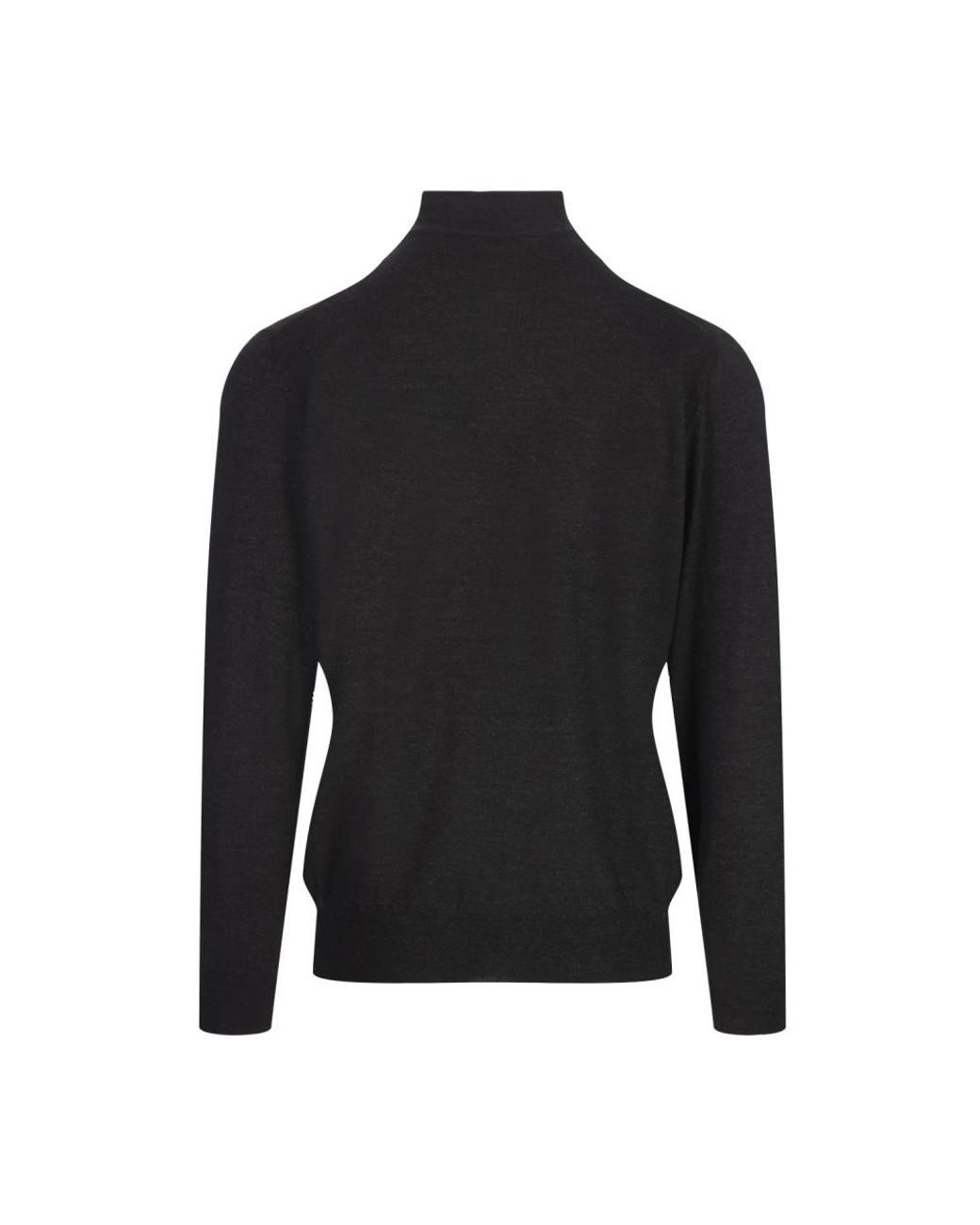 Fedeli Black Turtlenecks for men