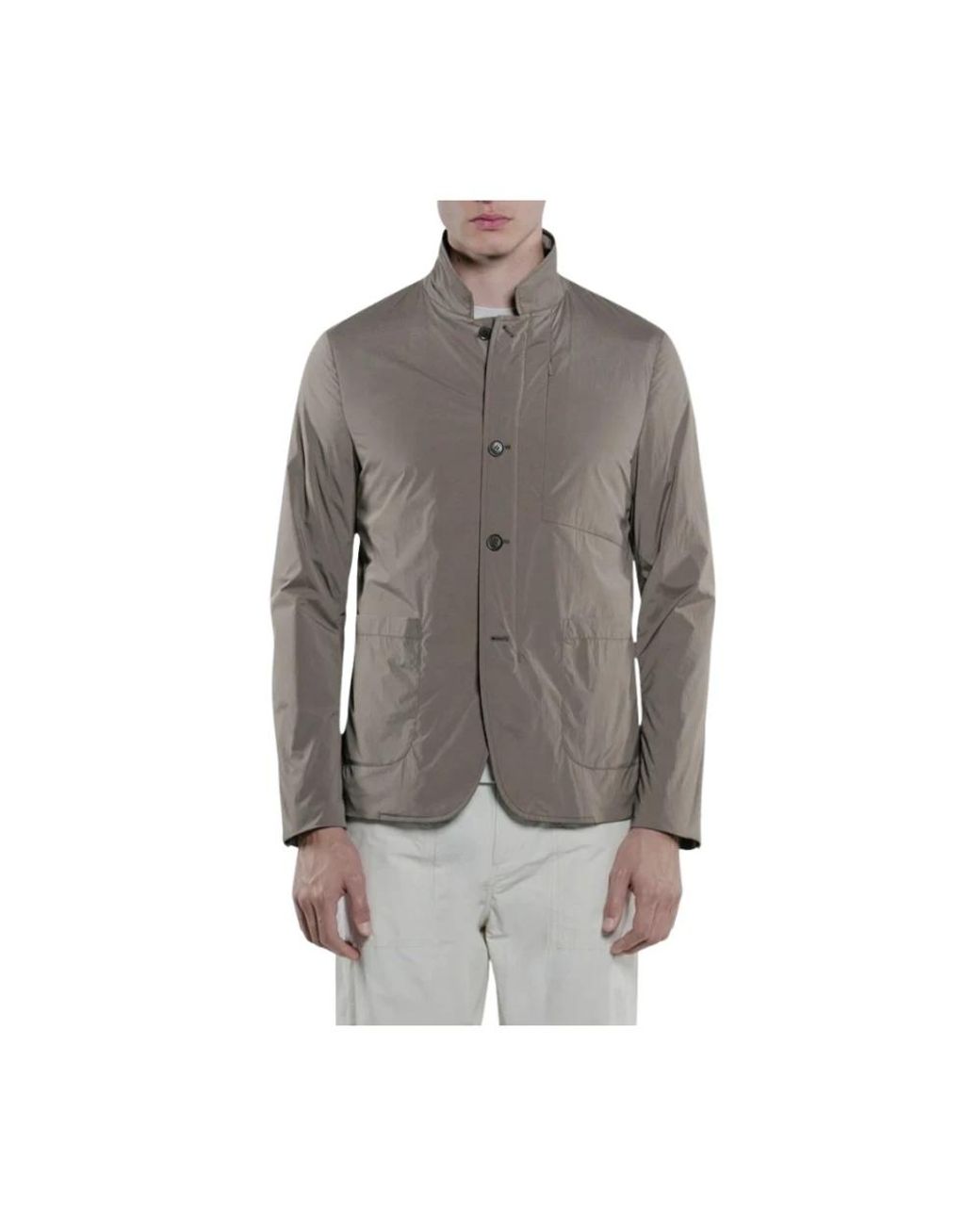 DUNO Gray Light Jackets for men