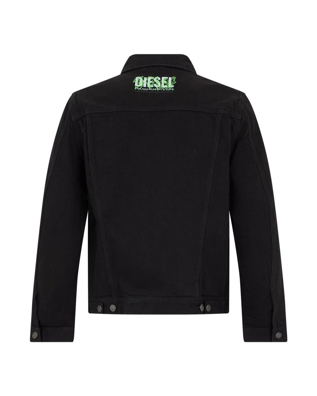 Denim Jackets DIESEL de hombre de color Black