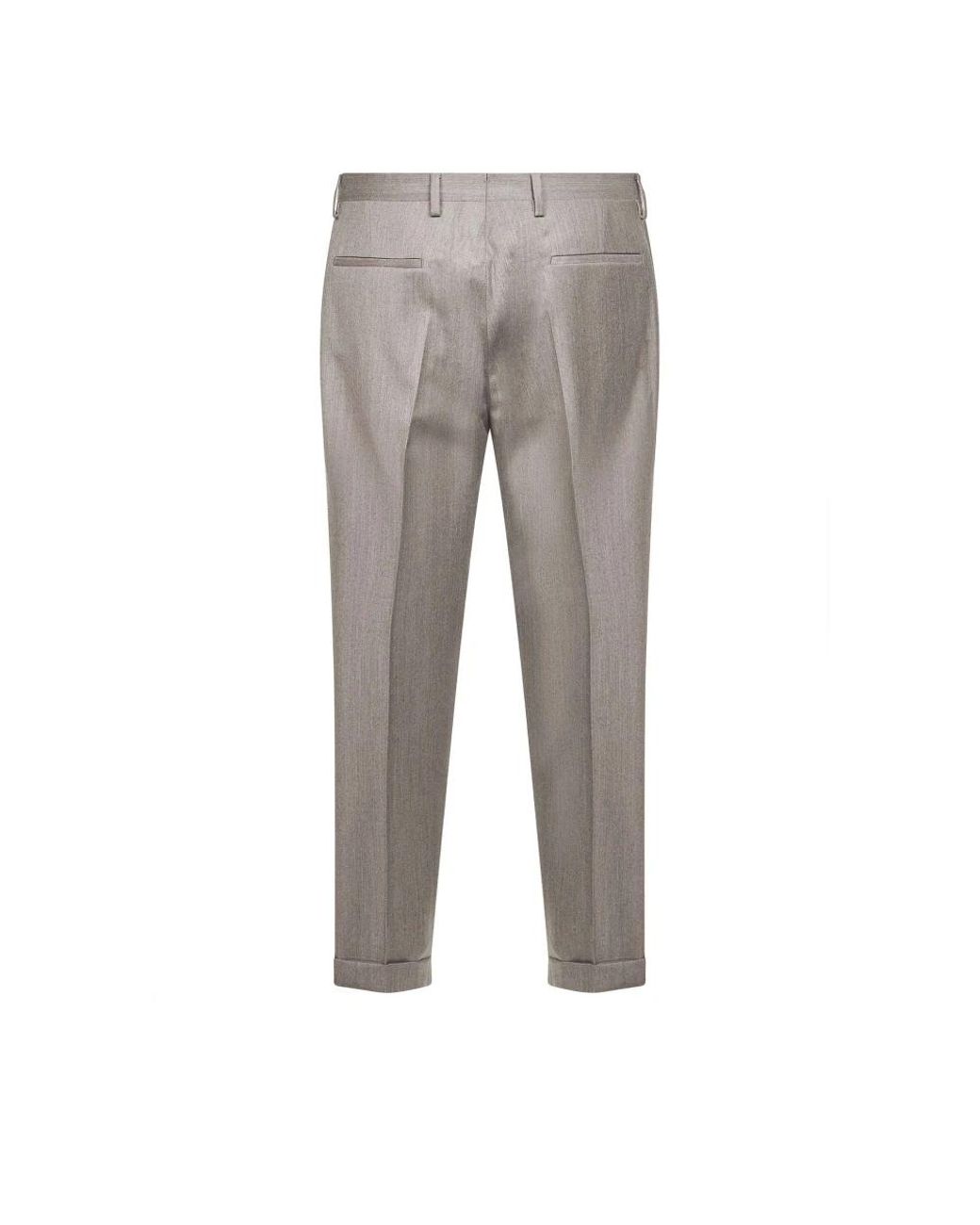 D4.0 Gray Suit Trousers for men