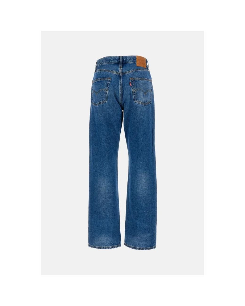 Levi's Jeans ,Blauw ,Katoen Five-Pocket Faded Jeans in het Blue
